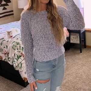 Free People Blue Sweater